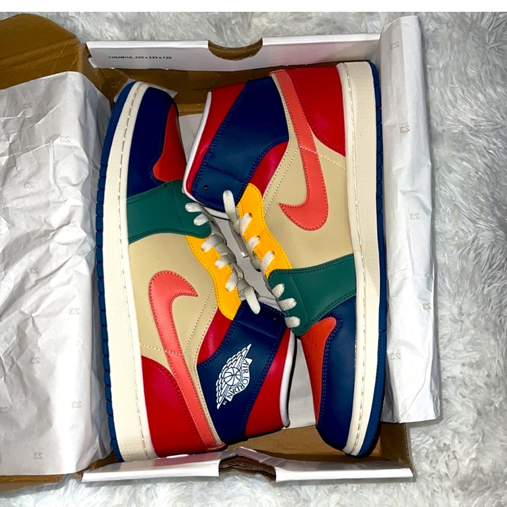Air Jordans Ones Multi Color Nike